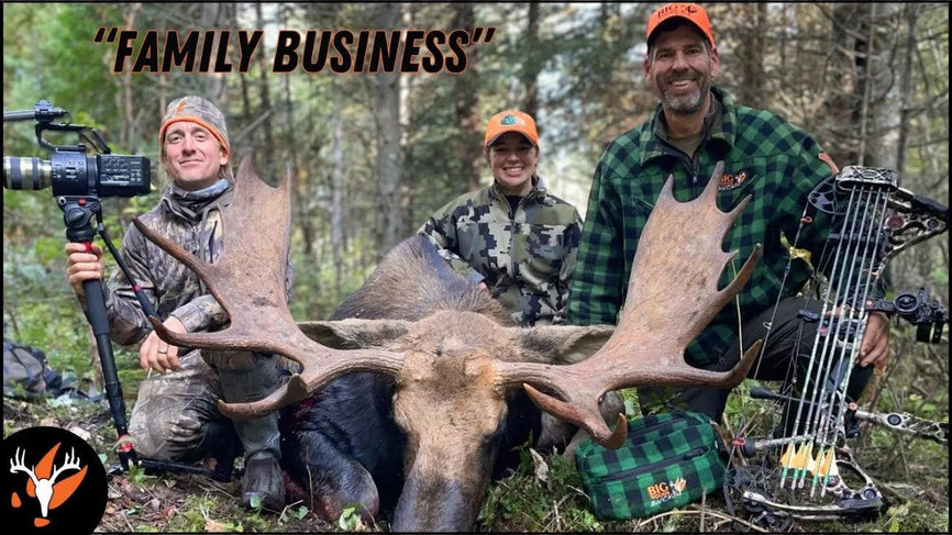 VIDEO: "Family Business" - Joe Kruse's 2023 Maine archery moose - Big Woods Bucks