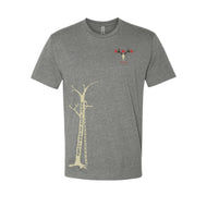 Track 'Em T-Shirt - Short Sleeve Gray - 50% OFF