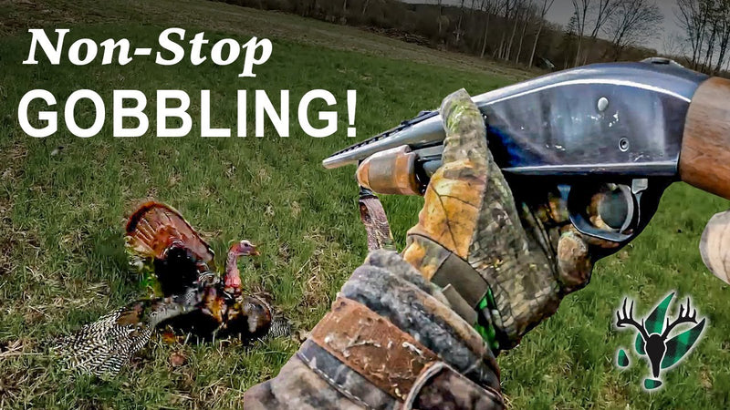 VIDEO: NON-STOP GOBBLING! BWB's Bob Dunbar brings a hammering tom in CLOSE!