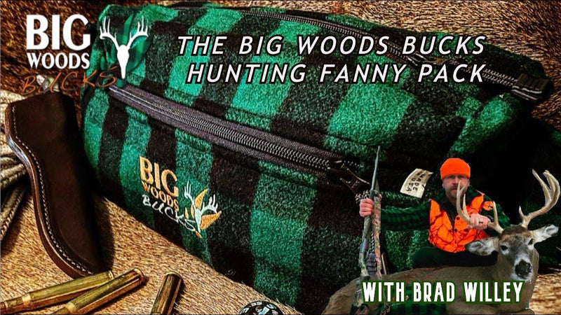 The Big Woods Bucks Wool Hunting Fanny Pack - Big Woods Bucks