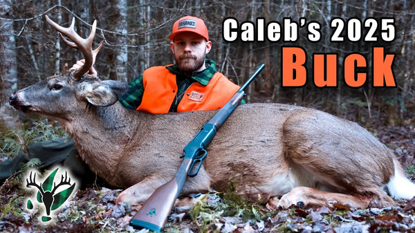 VIDEO: FAST ACTION! Caleb got into it quick and puts a big woods buck on the ground in Maine!