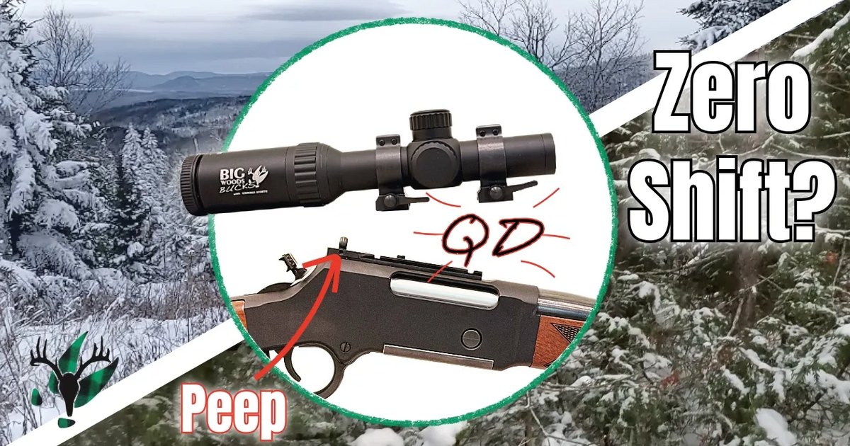 VIDEO: Do Quick Detach Scopes Hold Zero? - Range Tested – Big Woods Bucks