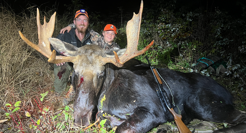 Two Big Woods Maine Moose - A Guide Story by Brandon Lane