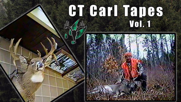 VIDEO: Connecticut Carl Tapes, Vol 1.: 1993-1994 hunting seasons, Maine buck down, MASTC show