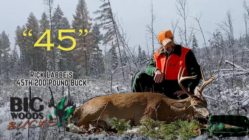 VIDEO: Rick Labbe's 45th 200-pound Buck | Maine 2023 - Big Woods Bucks