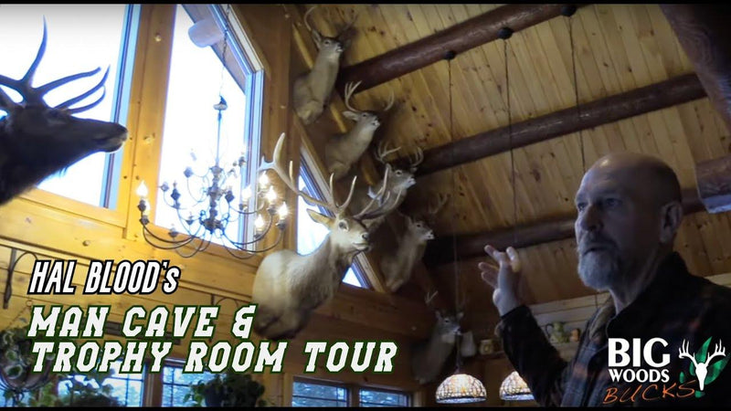 VIDEO: Hal Blood's Man Cave and Trophy Room Tour - Big Woods Bucks