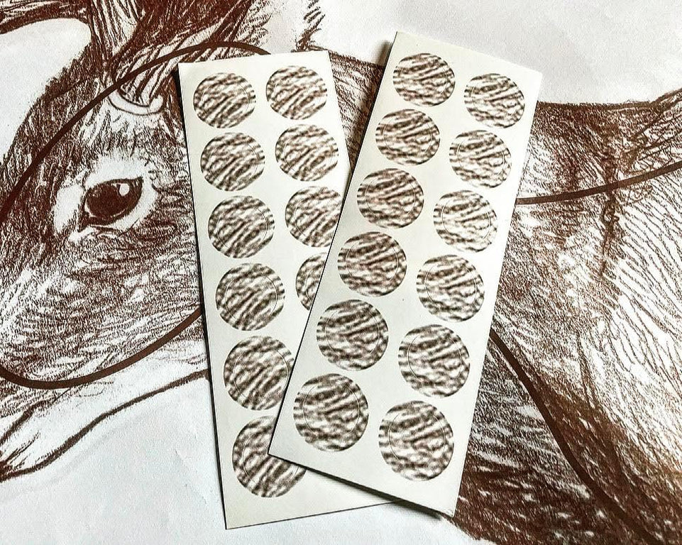 Big Woods Bucks "Running Buck" Target - 3 Pack w/ Replacement Stickers