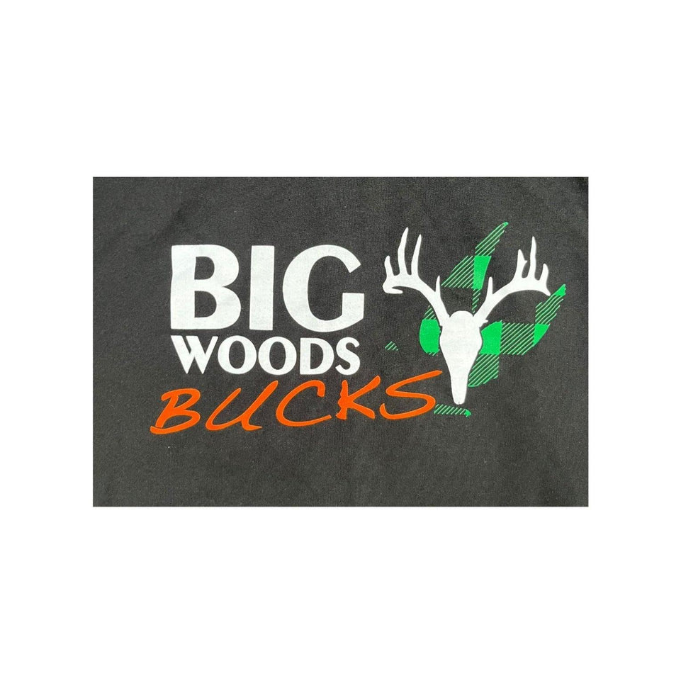 Big Woods Bucks Black Hoodie
