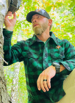 Big Woods Bucks Sportsman Guide Shirt White Mountain Woolen