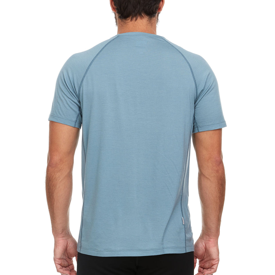 Microweight - Men's Wool Raglan T Shirt Woolverino