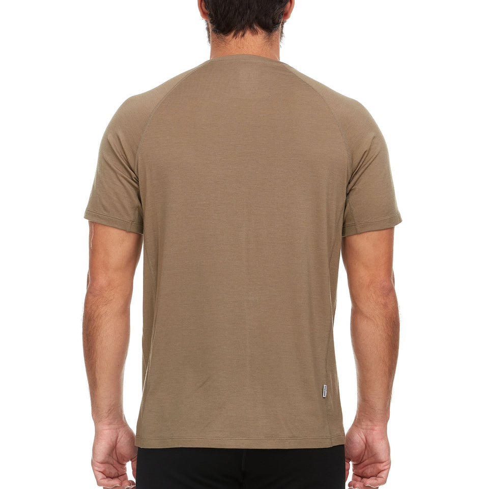 Microweight - Men's Wool Raglan T Shirt Woolverino