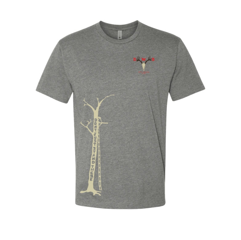 Track 'Em T-Shirt - Short Sleeve Gray - 50% OFF