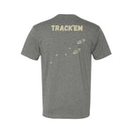 Track 'Em T-Shirt - Short Sleeve Gray - 25% OFF