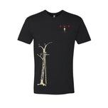 Track 'Em T-Shirt - Short Sleeve Black - 25% OFF