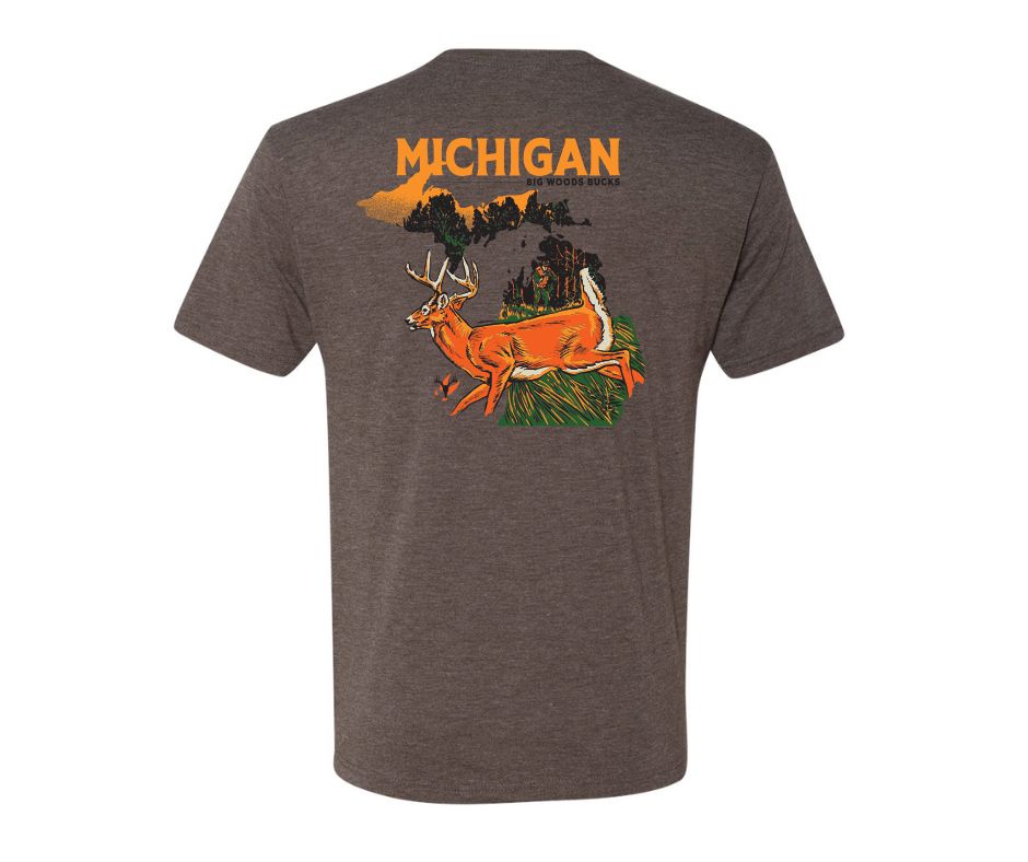*Limited Edition* Big Woods Bucks Michigan T-Shirt - 25% OFF