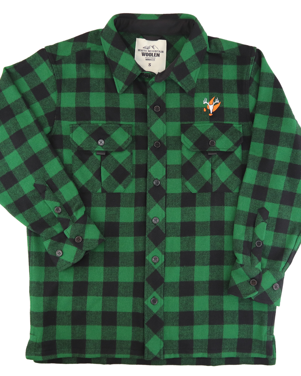 Big Woods Bucks Sportsman Guide Shirt White Mountain Woolen