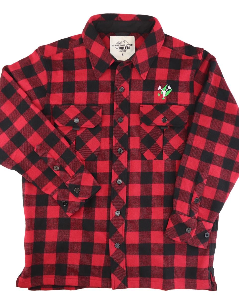 Big Woods Bucks Sportsman Guide Shirt White Mountain Woolen