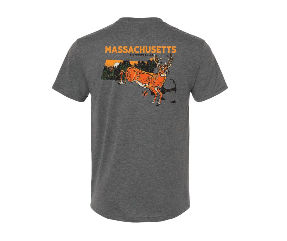*Limited Edition* Big Woods Bucks Massachusetts T-Shirt - 25% OFF