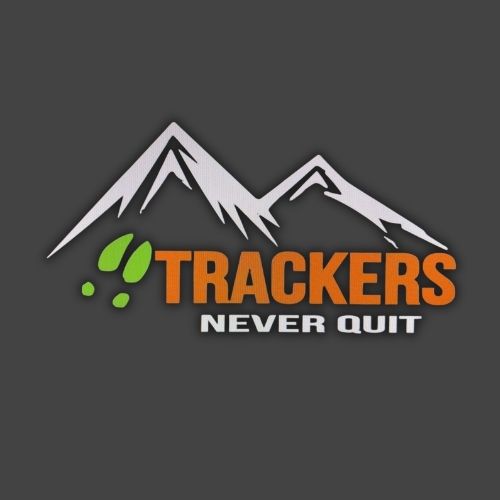 Trackers Never Quit Sticker