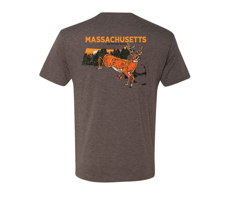 *Limited Edition* Big Woods Bucks Massachusetts T-Shirt - 25% OFF