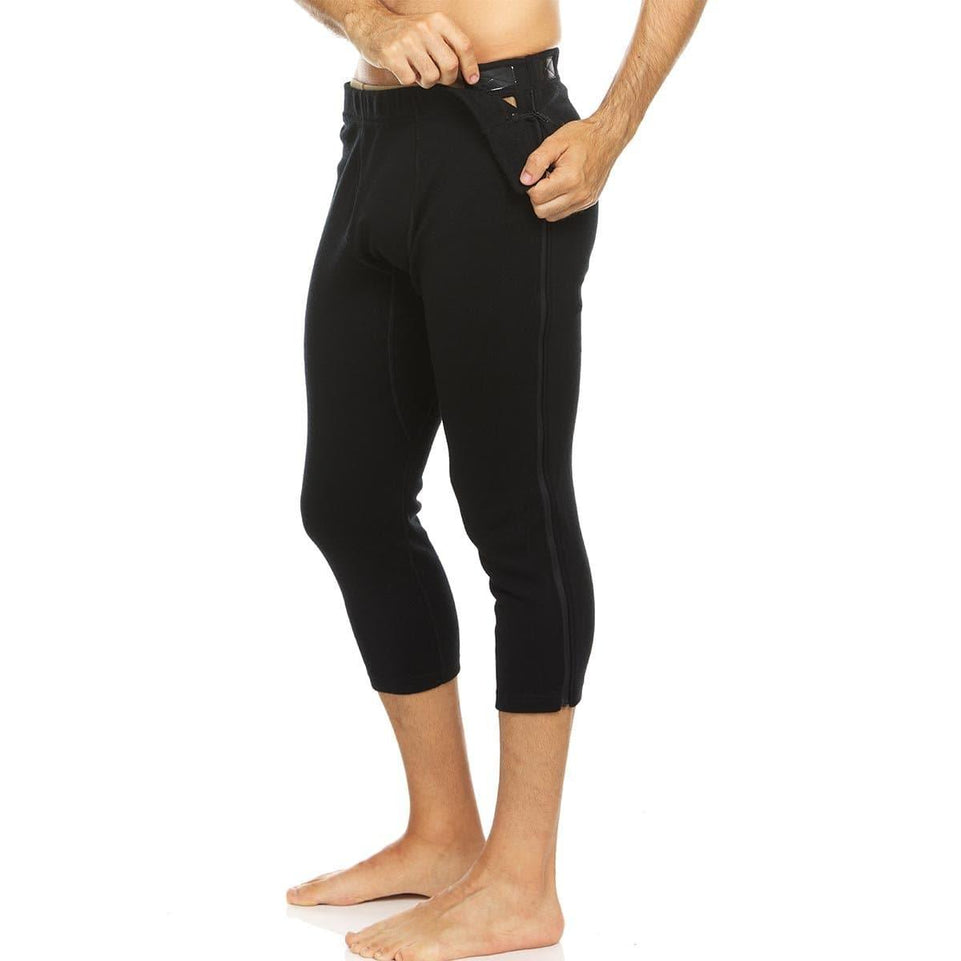 Heavyweight - Chugach Men's Zip-Off 3/4 Bottoms 100% Merino Wool