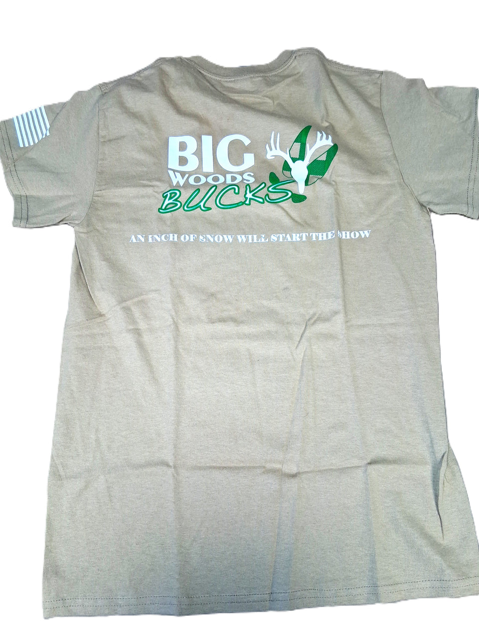 T-Shirt Beige "An Inch of Snow..."