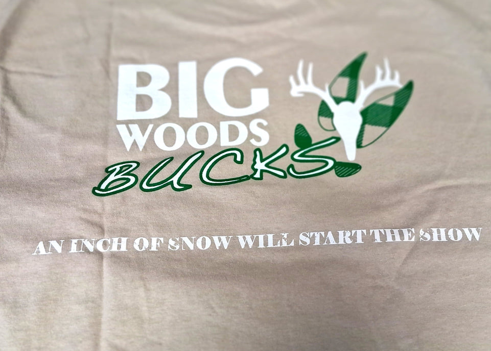 T-Shirt Beige "An Inch of Snow..."