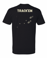 Track 'Em T-Shirt - Short Sleeve Black