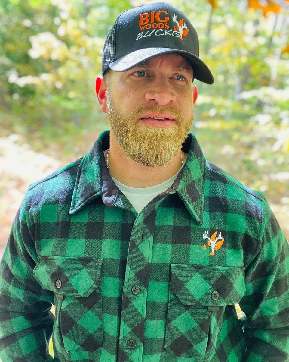 Big Woods Bucks Sportsman Guide Shirt White Mountain Woolen