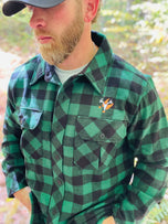 Big Woods Bucks Sportsman Guide Shirt White Mountain Woolen