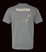 Track 'Em T-Shirt - Short Sleeve Gray