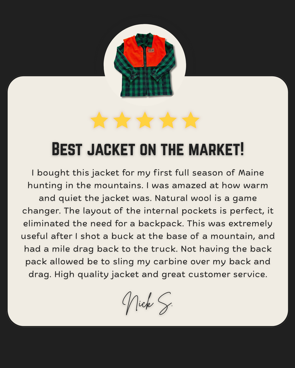 Tracker 22oz Wool Hunting Jacket