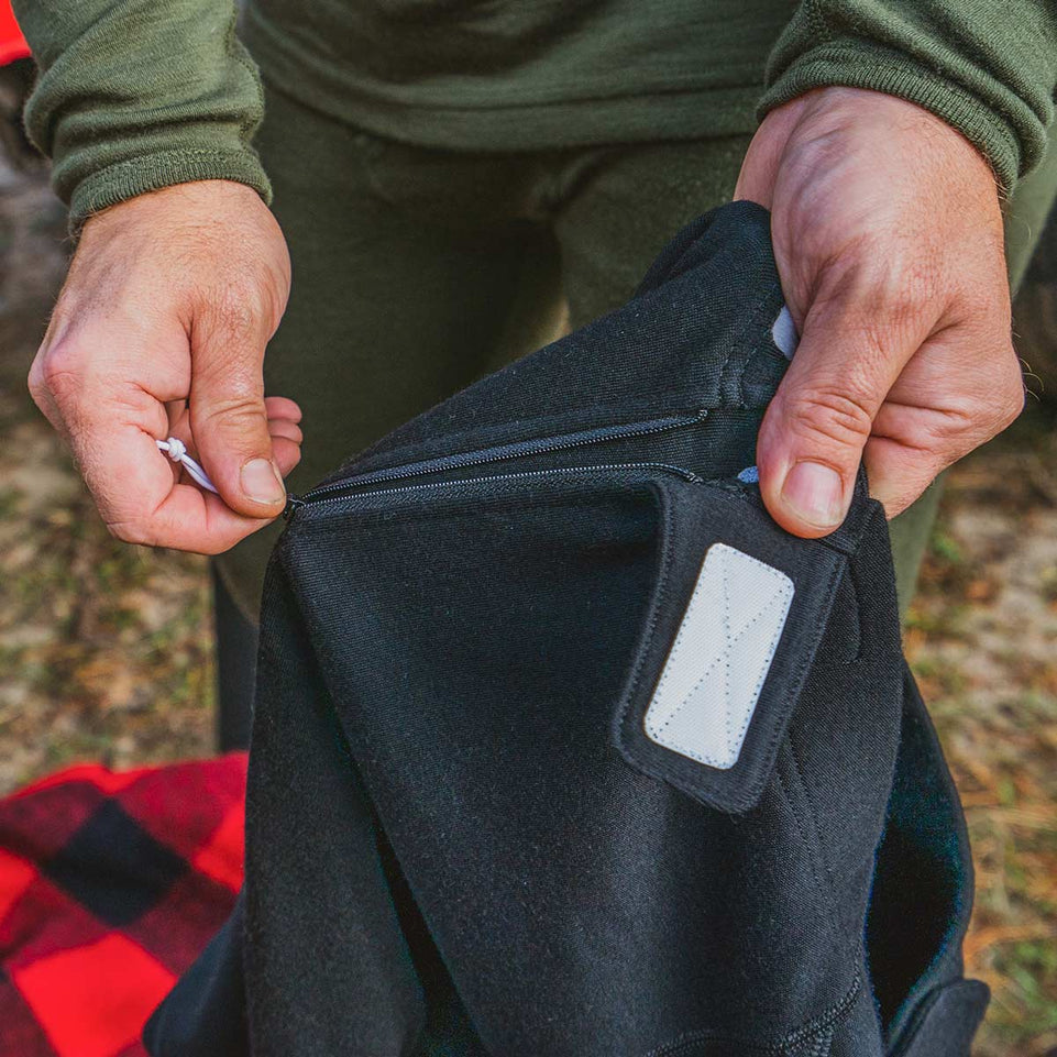 Heavyweight - Chugach Men's Zip-Off 3/4 Bottoms 100% Merino Wool