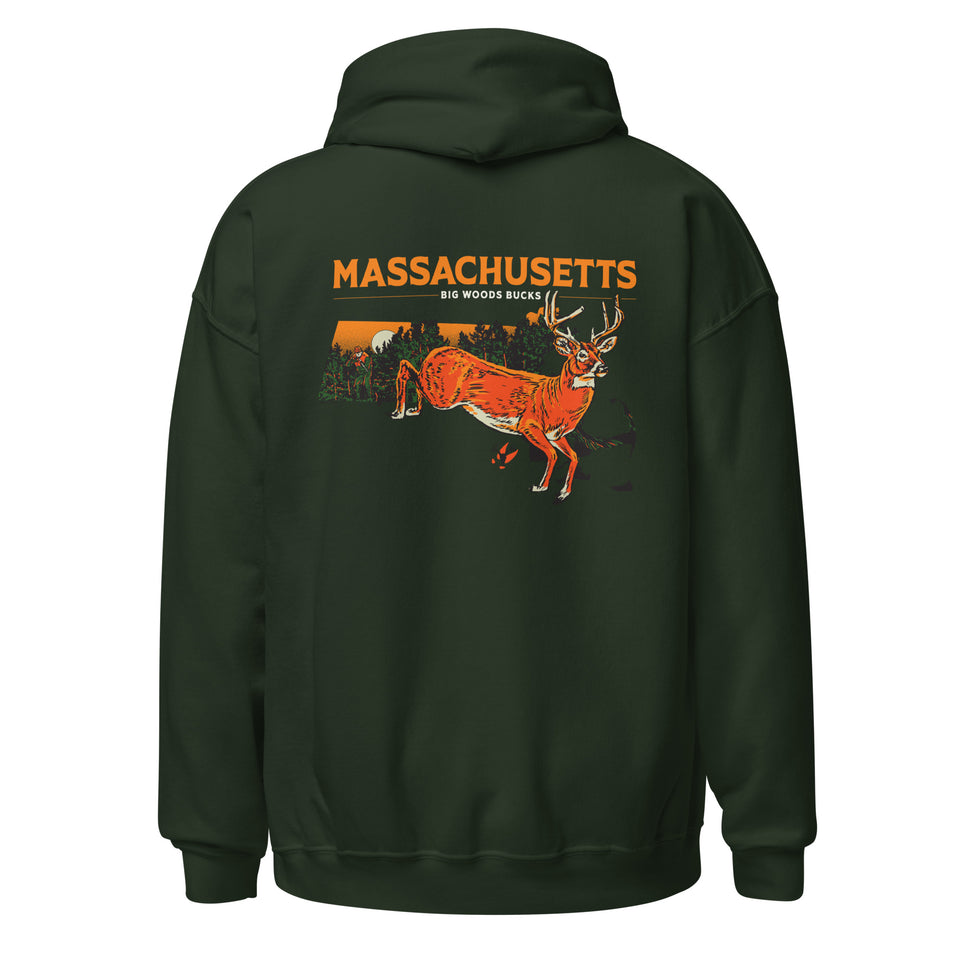 Big Woods Bucks Massachusetts Hoodie