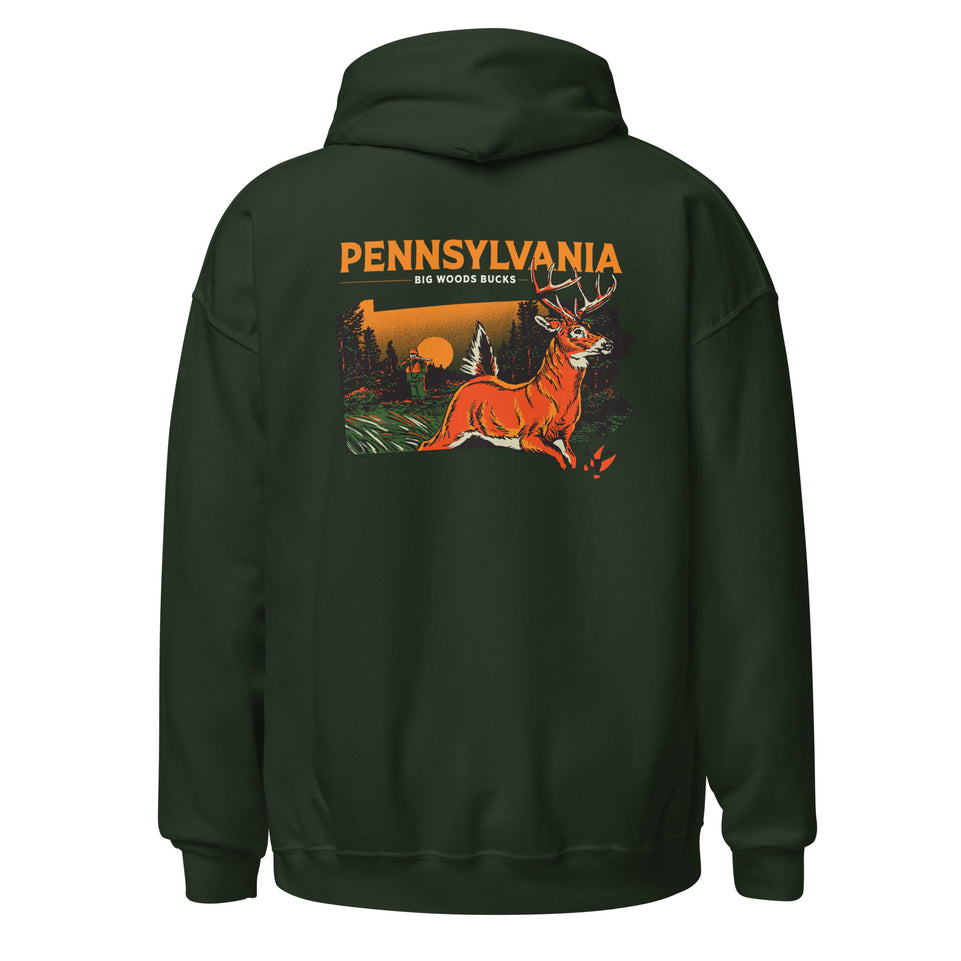 Big Woods Bucks Pennsylvania Hoodie