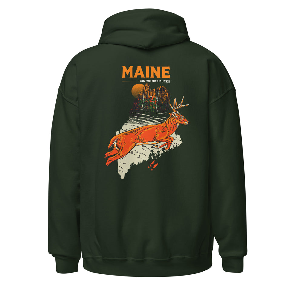 Big Woods Bucks Maine Hoodie