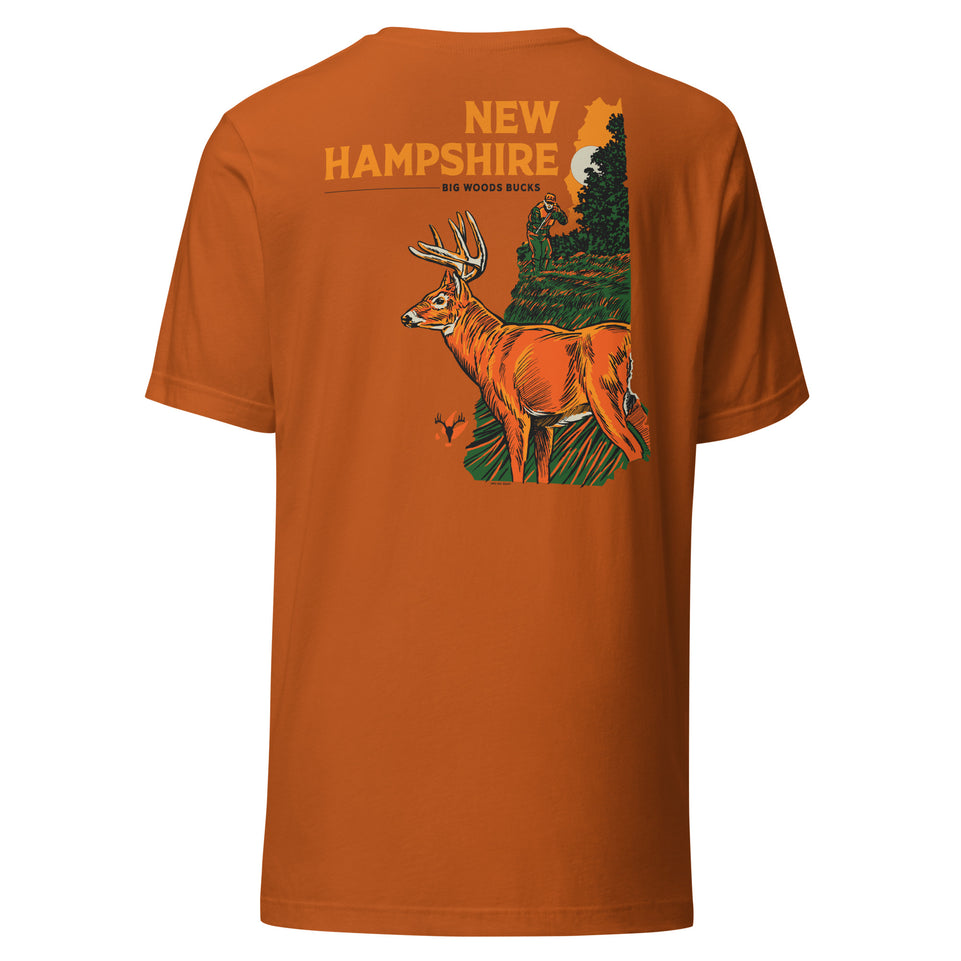 Big Woods Bucks New Hampshire T-Shirt