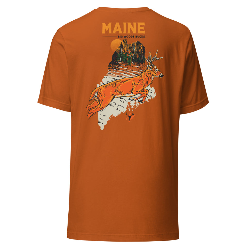 Big Woods Bucks Maine T-Shirt