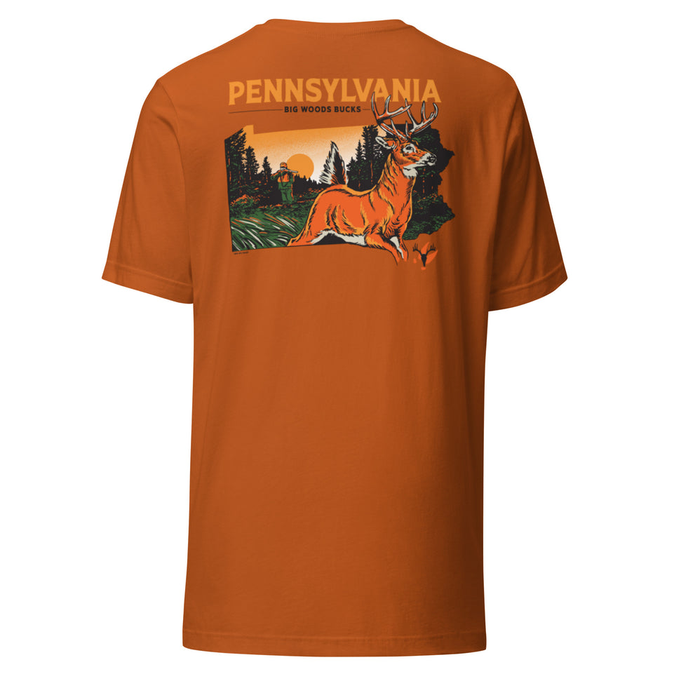 Big Woods Bucks Pennsylvania T-Shirt