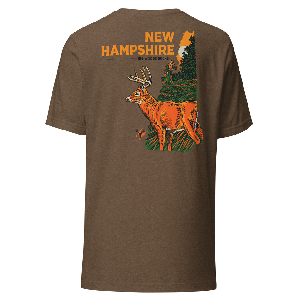 Big Woods Bucks New Hampshire T-Shirt