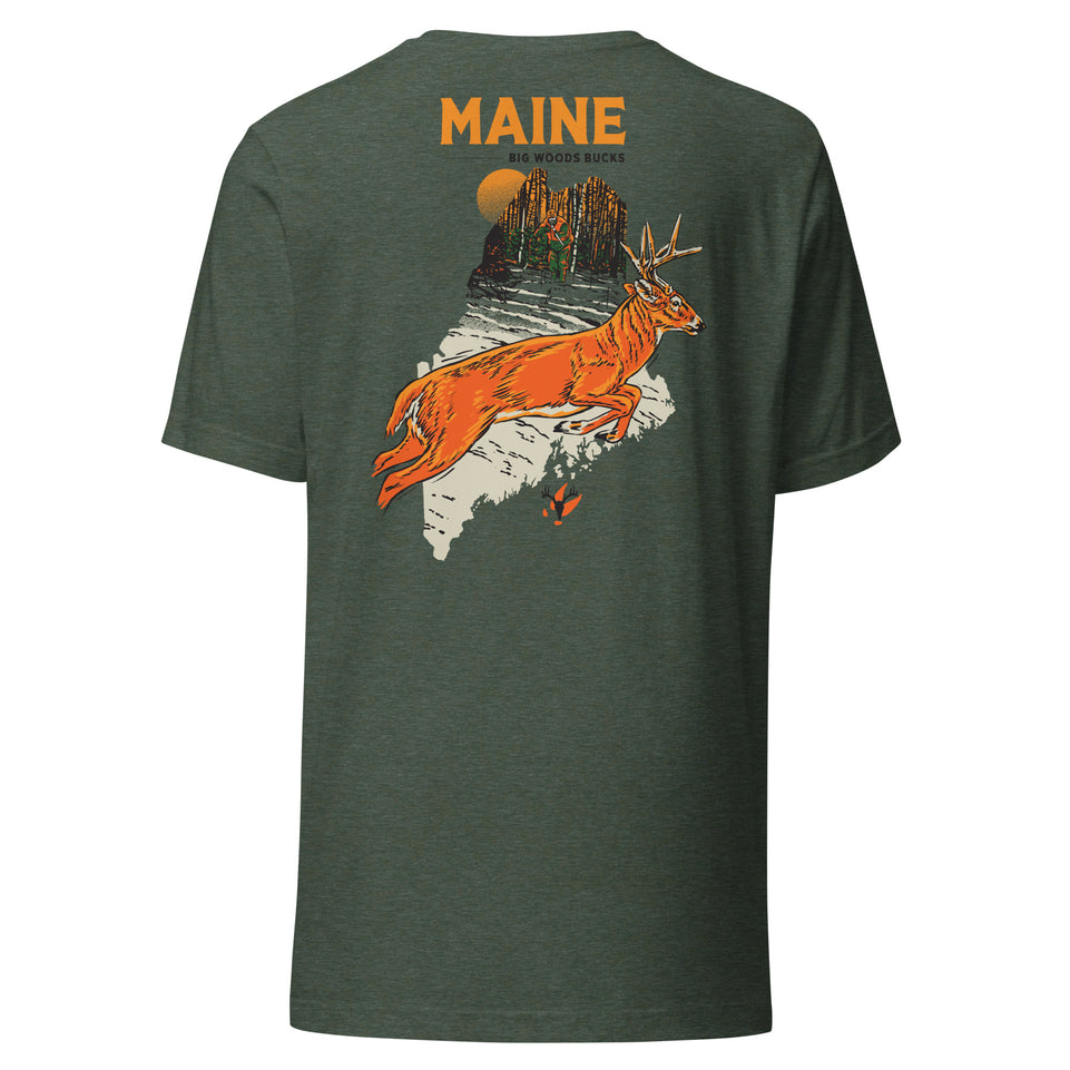 Big Woods Bucks Maine T-Shirt