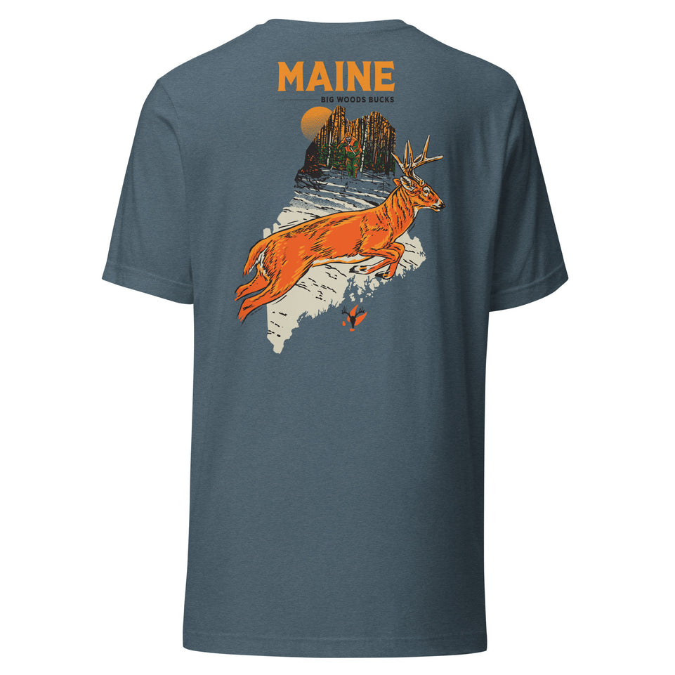 Big Woods Bucks Maine T-Shirt