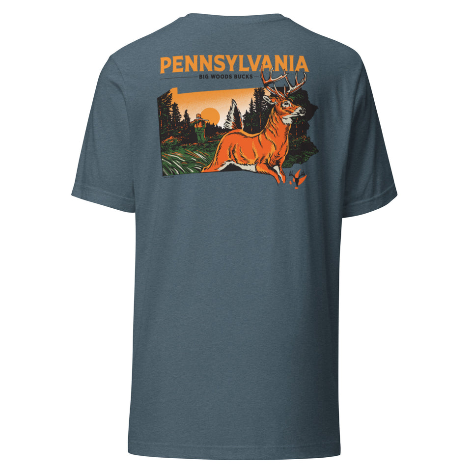 Big Woods Bucks Pennsylvania T-Shirt