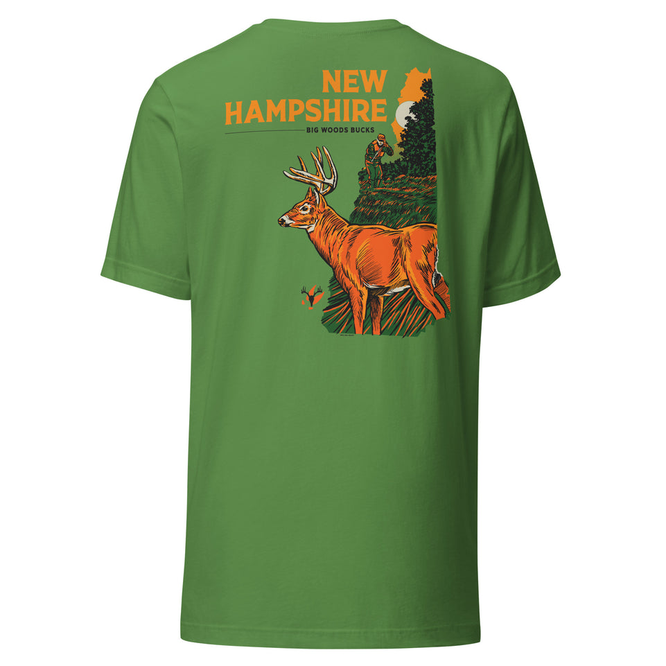 Big Woods Bucks New Hampshire T-Shirt