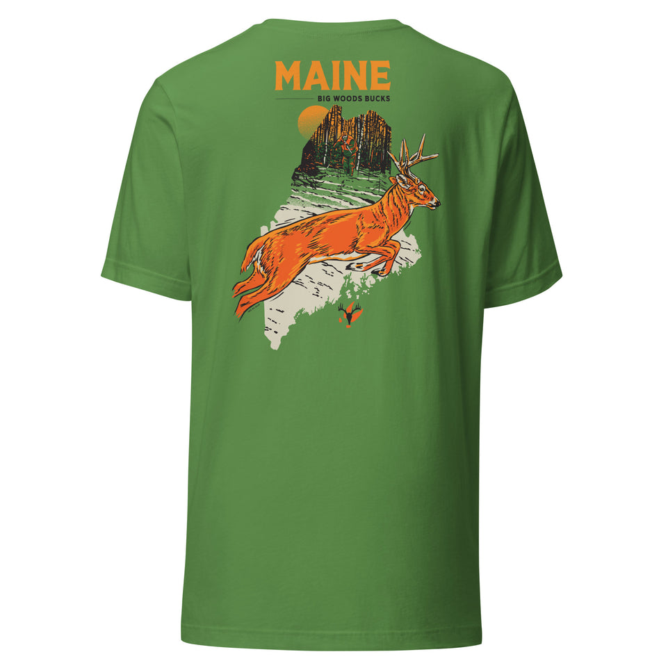 Big Woods Bucks Maine T-Shirt