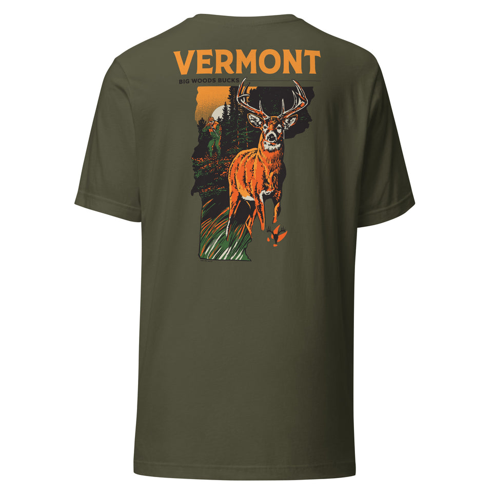 Big Woods Bucks Vermont T-Shirt