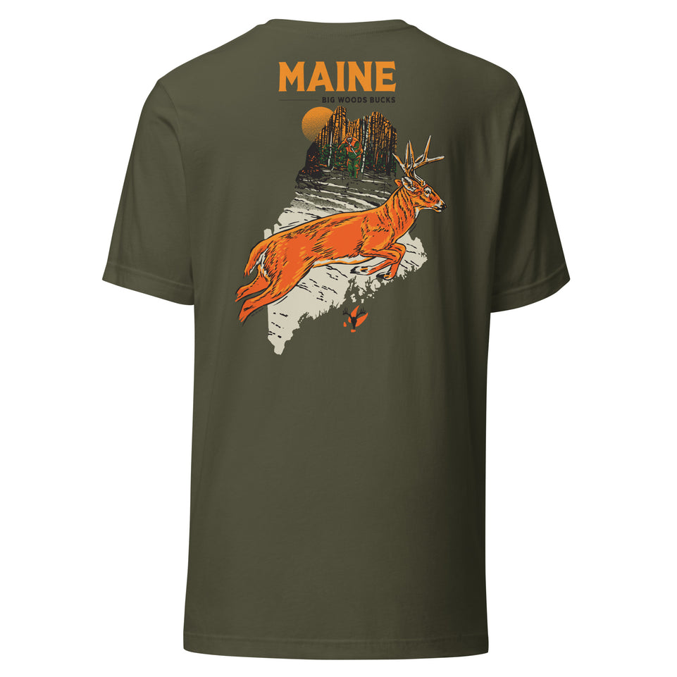 Big Woods Bucks Maine T-Shirt