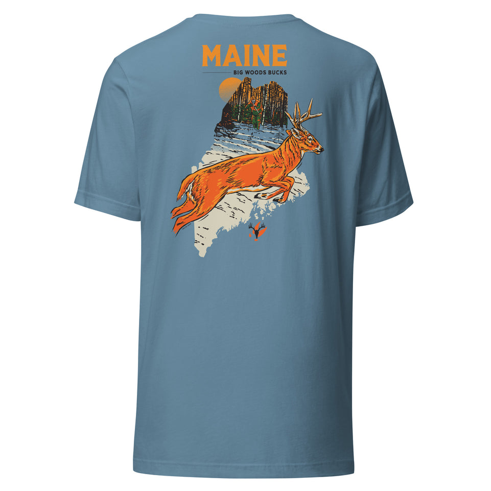 Big Woods Bucks Maine T-Shirt