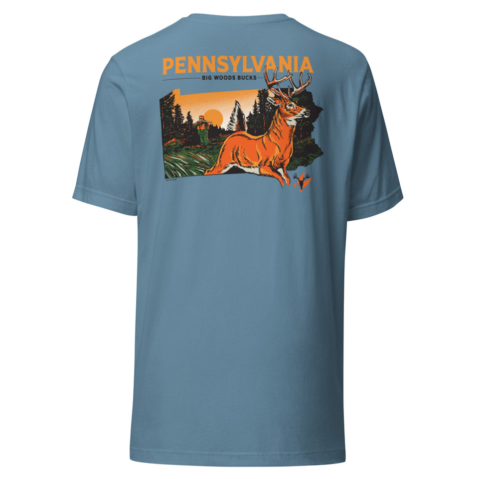 Big Woods Bucks Pennsylvania T-Shirt