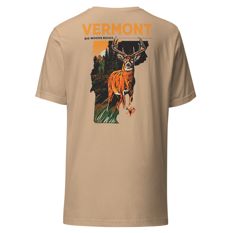 Big Woods Bucks Vermont T-Shirt